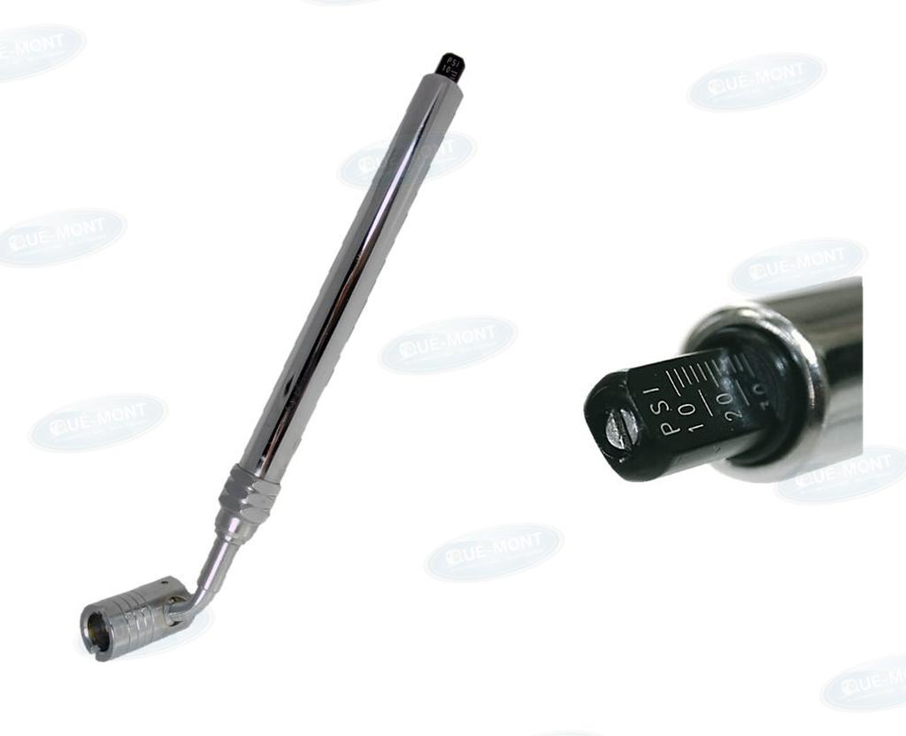 Adjustable air pressure swivel gauge otr 10-150 psi
